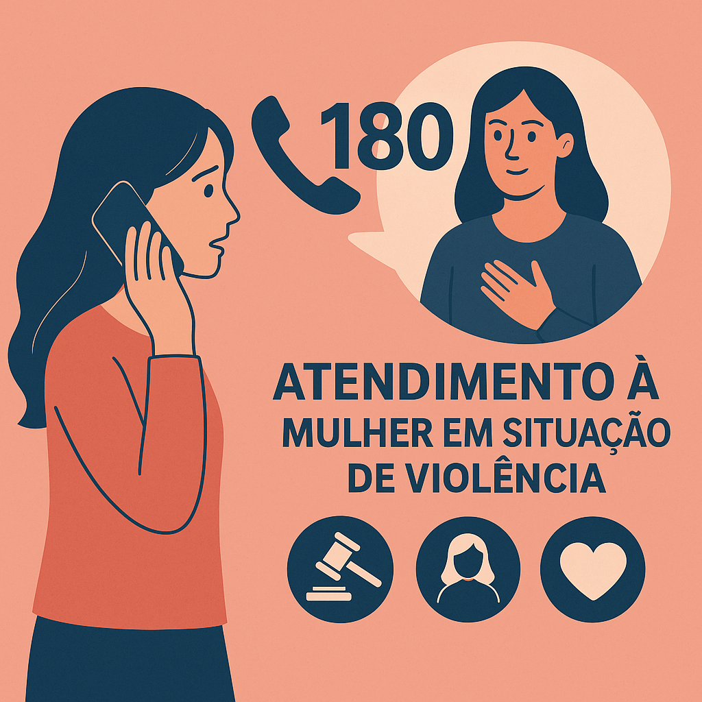Ligue 180 Atendimento Exclusivo, por Mulheres e para Mulheres em Situação de Violência