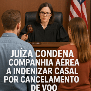Juíza condena companhia aérea a indenizar casal por cancelamento de voo 1