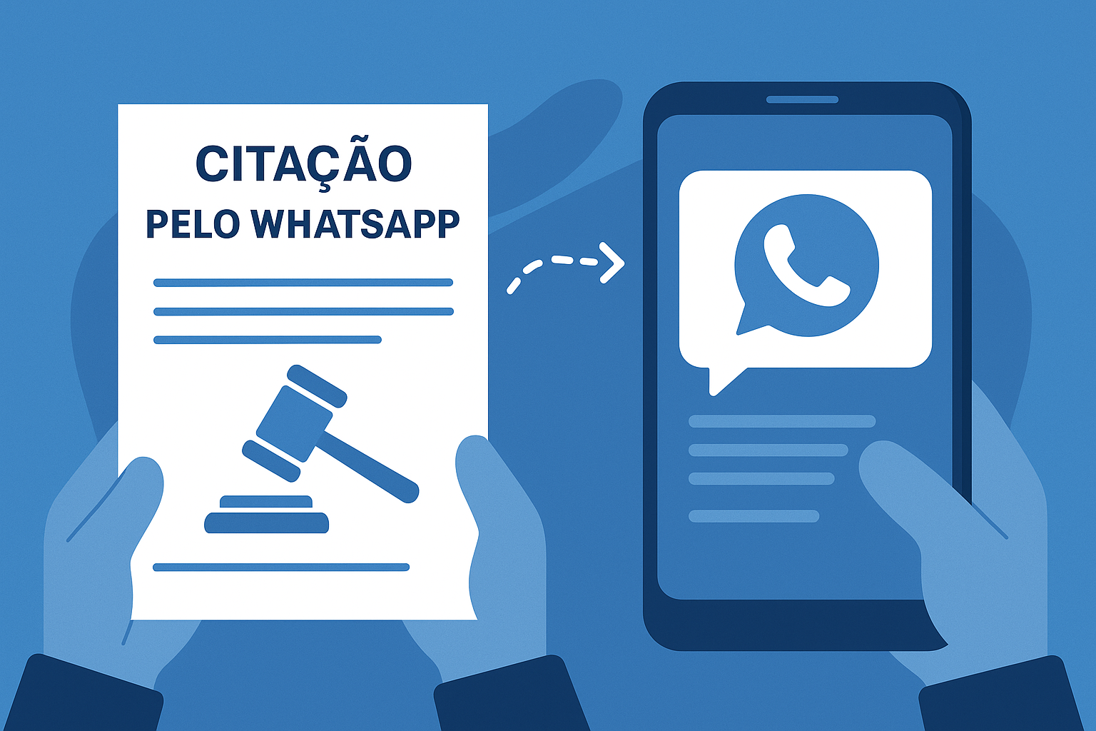 Pedido de Citação pelo WhatsApp