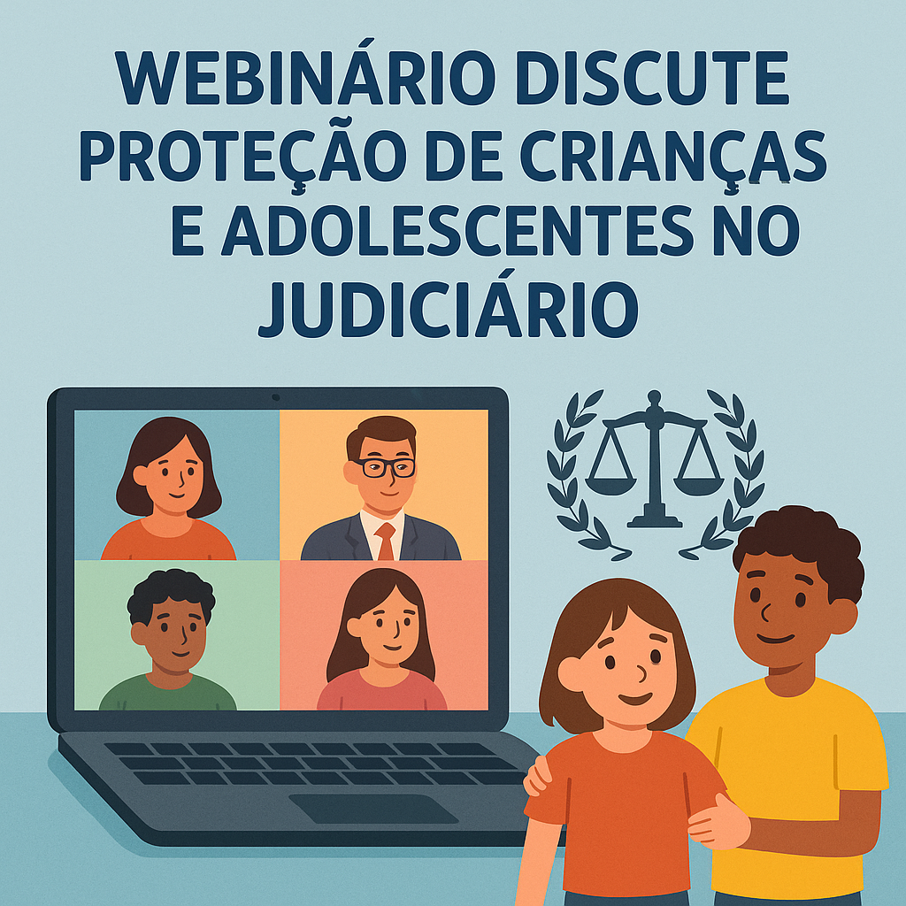 Webinário discute proteção de crianças e adolescentes no Judiciário 1