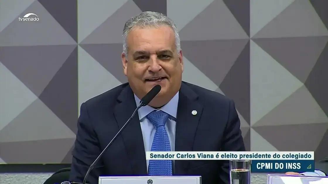 Senador Carlos Viana assume presidência da CPMI do INSS em meio a investigações