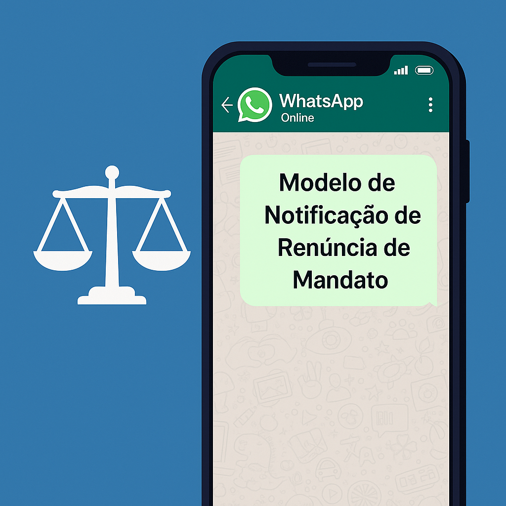 Modelo de Notificação de Renúncia de Mandato de Advogado via WhatsApp: Guia Completo
