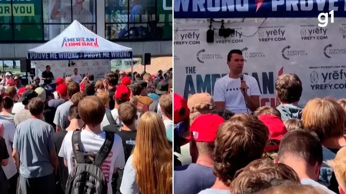 Charlie Kirk: Ativista conservador é assassinado durante evento nos EUA