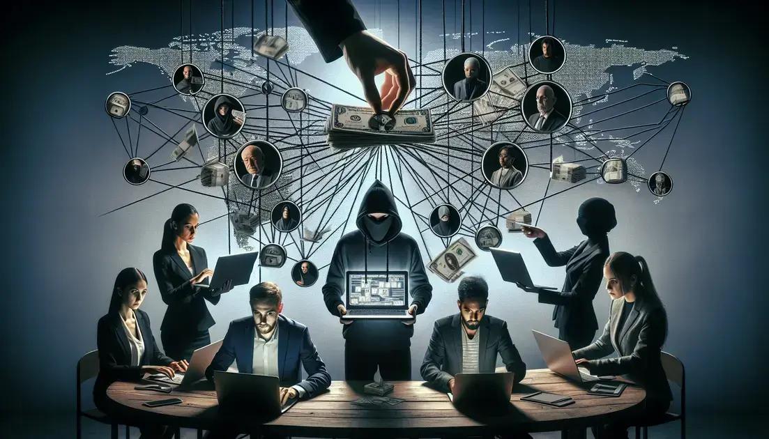 Os personagens principais da lavagem de dinheiro e suas funções